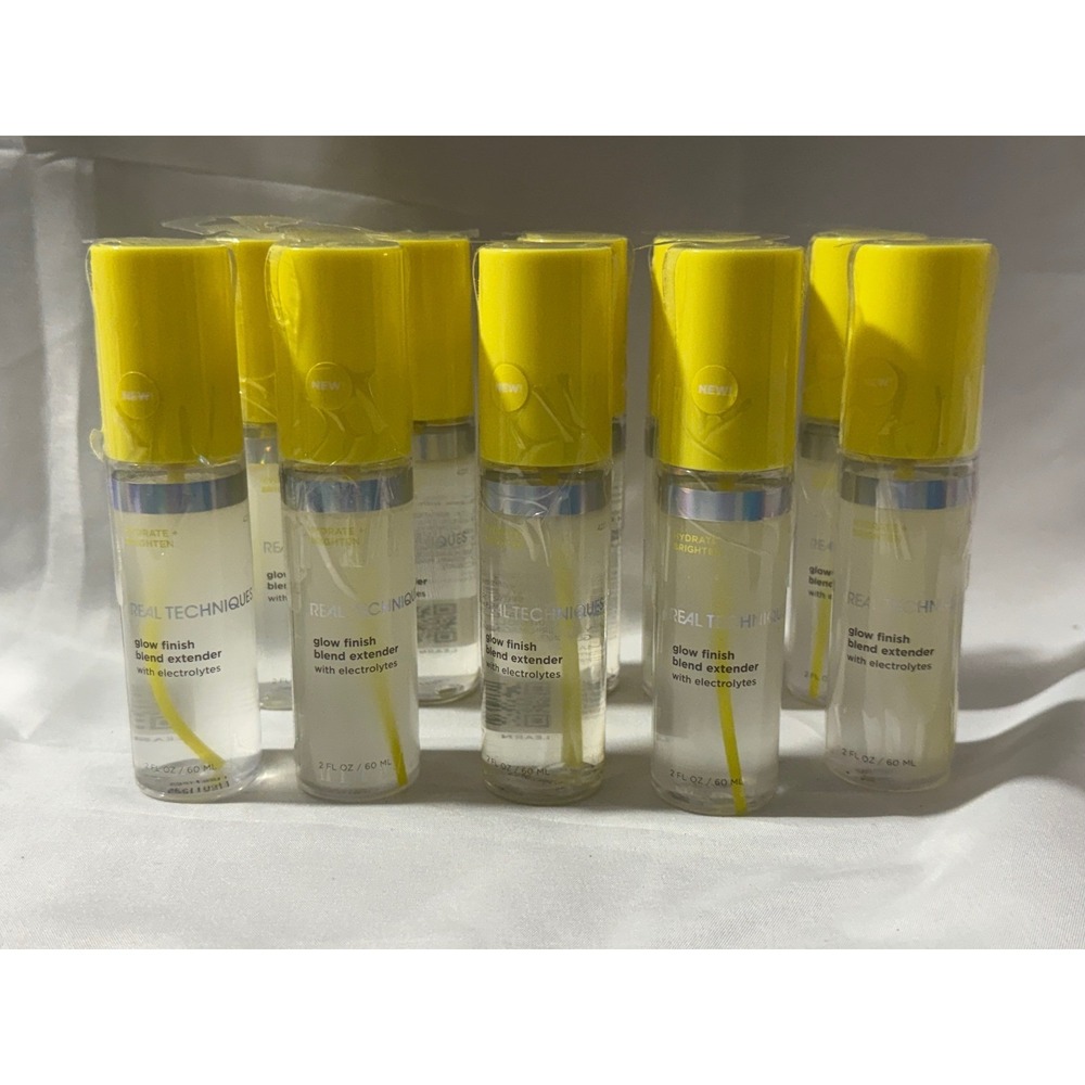 10 Pc Real Techniques Glow Finish Blend Extender Setting Spray 2oz